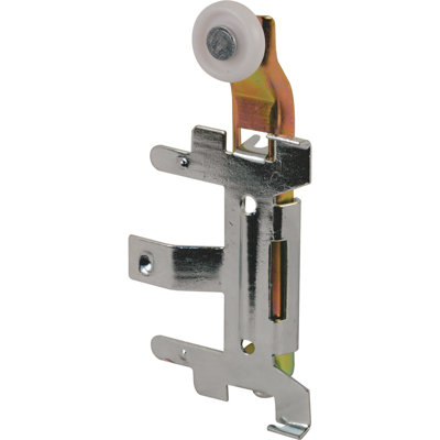 Rouleau / assemblage de porte de miroir, 7/8 po, boîtier de support en acier, convexe (paquet simple)