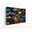 «Colorful Ocean Sea Pebble Texture», impression sur toile-1059412669