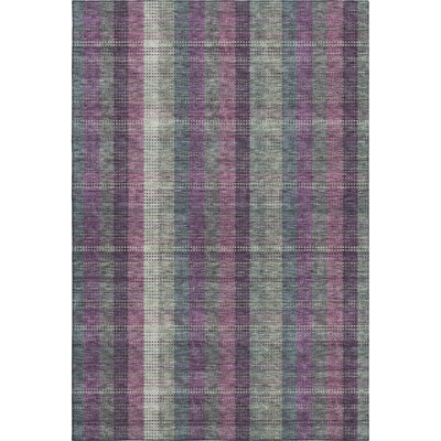 Premium Machine Washable Prisco Plum Rug