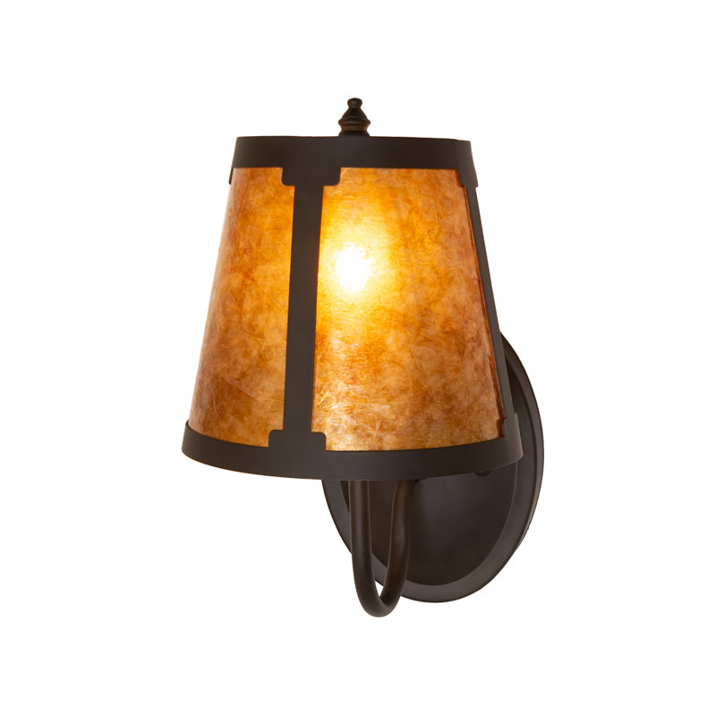 1 - Light Armed Sconce, Amber