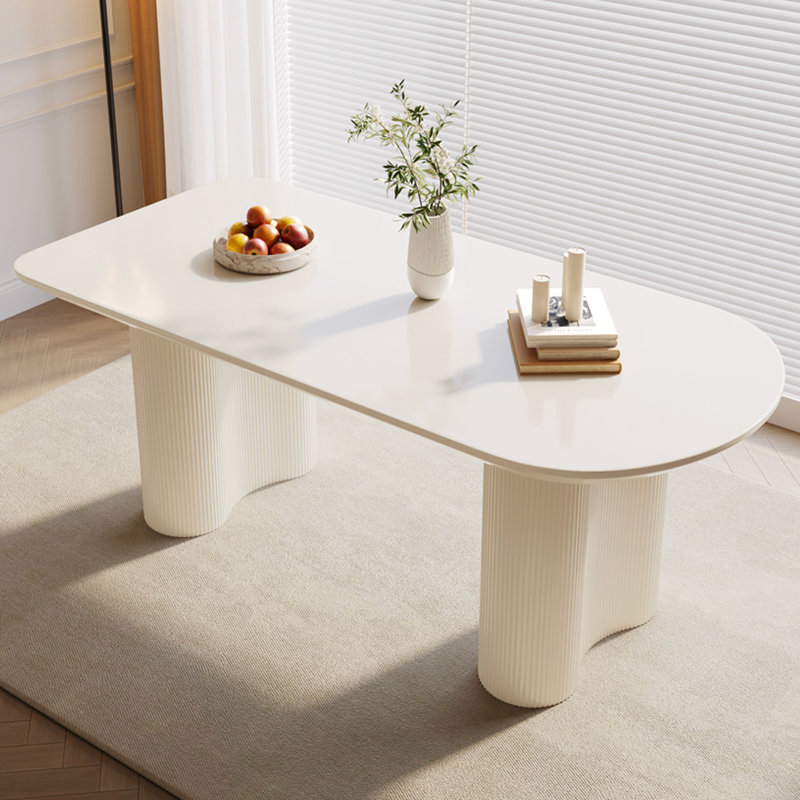 Pearlena Modern Dining Table Set, 29.56"H x 62.99"L x 31.5"W, 7-Piece ( 1 Table, 6 Chairs )