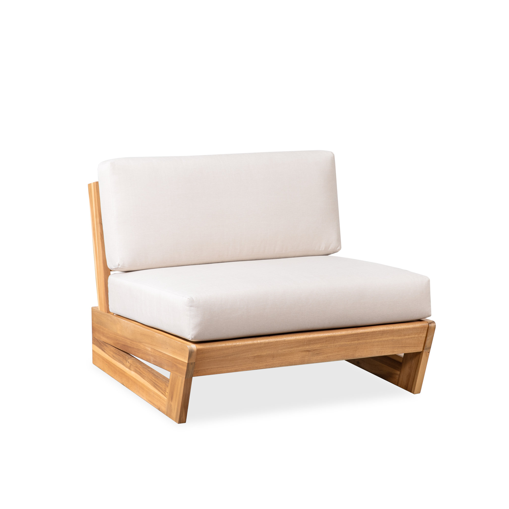 Askel Eucalyptus Outdoor Lounge Chair