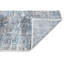 Tapis oriental rectangulaire bleu / blanc en viscose noué à la main-75233397