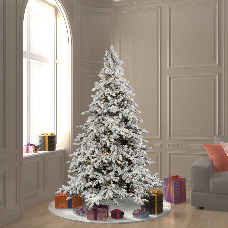 Utica Lighted Artificial Fir Christmas Tree, 4.5' H