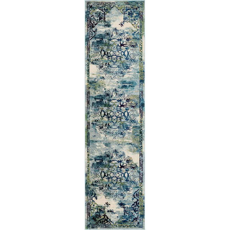 Holker Washable Oriental Indoor Rug, Runner 2'7" x 10'