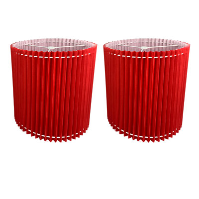 Royal Designs, Inc. 05E0AED5ABBE4C908DB0E4E756AE88FD Abat-jour tambour plissé à faire soi-même Norah