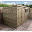 Terrey 14 ft. W x 7 ft. D Solid Wood Garden Shed