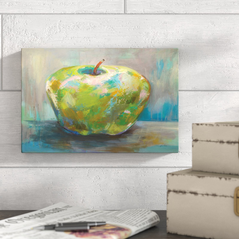 Reproduction d’art sur toile, "Apple" par Jeanette Vertentes, H 8 po x l 12 po