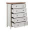Commode moderne à 5 tiroirs, commode à tiroirs et rangement pour vêtements, armoire de rangement pour le salon