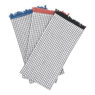 Penguin Home® Kitchen Towels 100% Cotton Eco Friendly & Sustainable Tea Towels Stylish With Different Pattern (Set of 3)