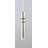 Modern 1 Light Silver Cylinder Pendant