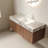 Jaime Wall-Mounted Bathroom Vanity with Ceramic Sink