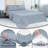 Royale Linens 300 Thread Count 100% Long Staple Combed Cotton Sheet Set - 3 Piece Twin Bed Sheets - 1 Fitted, 1 Flat & Pillow case -Soft Cool & Crisp Sheet Set (Twin, )-114665951