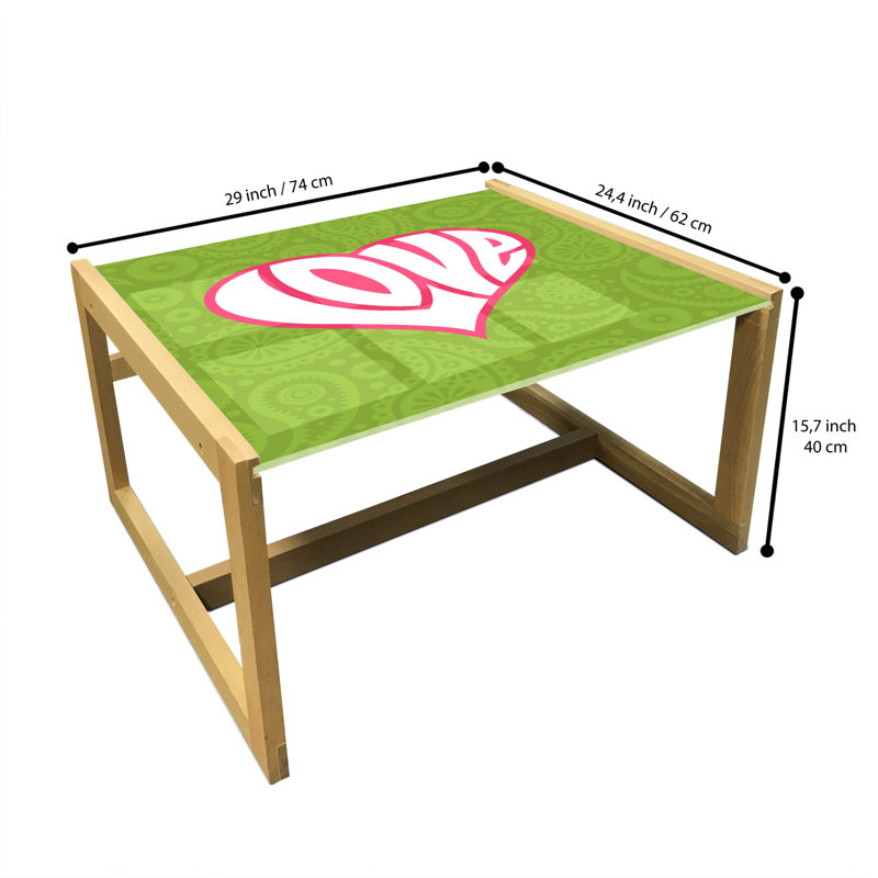 Iov Sled Coffee Table, 62cm H x 74cm W x 40cm D