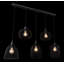 Silloth 5 - Light Black Kitchen Island Pendant