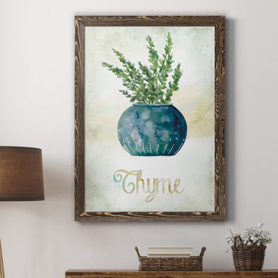 " Potted Thyme " Painting Print