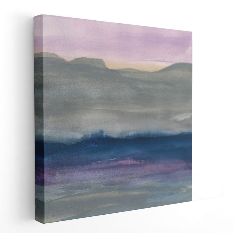 Grey Hills II - reproduction d'art sur toile, H 24 po x l 24 po