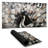 Spotted abstract peacock - 15.75"x31.50" Desk mat