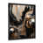 Impression noire sur toile encadrée sélectionné