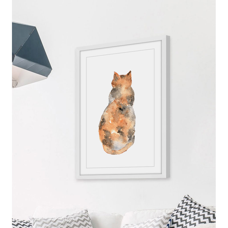 Thimble Sparrow - Single Picture Frame Painting, 91cm H x 61cm W x 3.81cm D