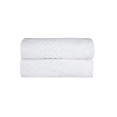 Yochman 100% Cotton Plush Jacquard Bath Sheet