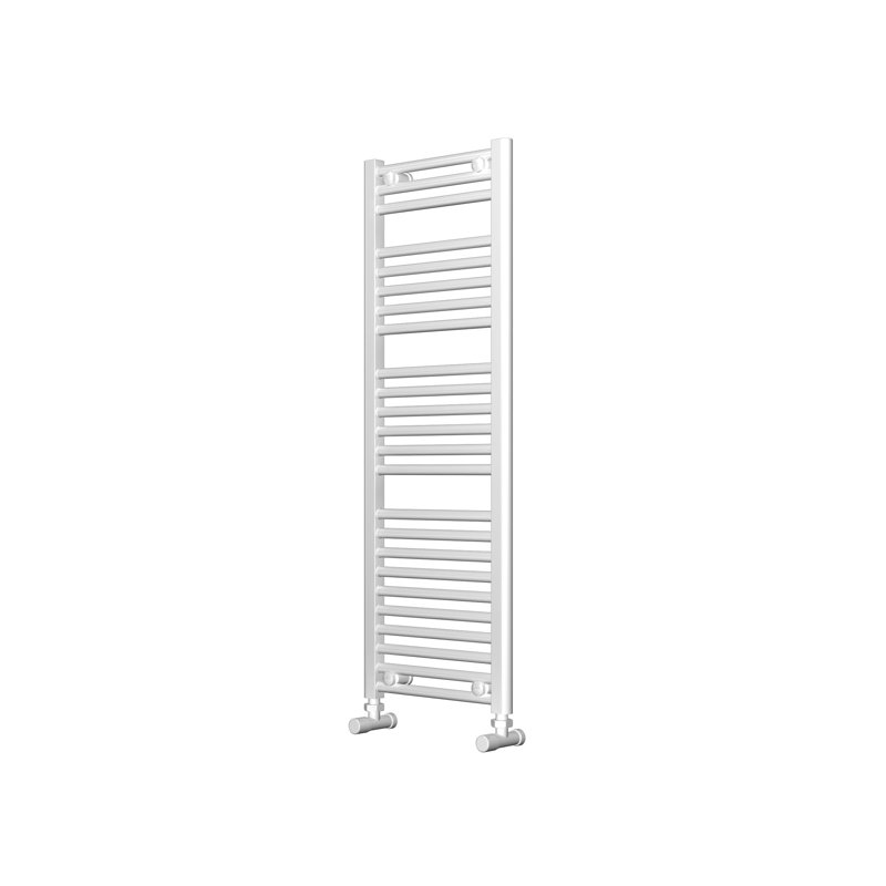 Shaunda Straight Towel Rail Heated Towel Rails, 115cm H x 40cm W x 3cm D, White