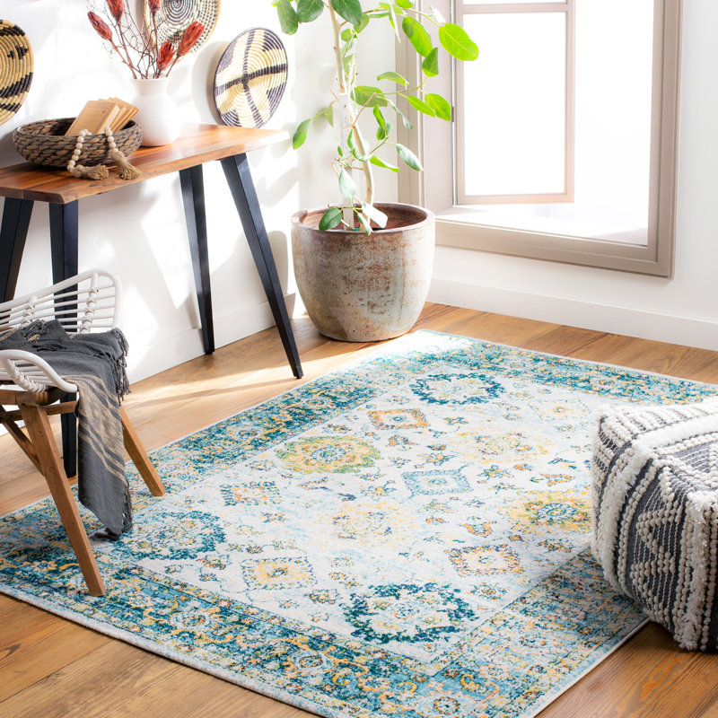 Fleeman Oriental Indoor Rug, Rectangle 9' x 12'3"