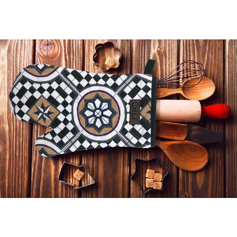 Evideco Marrakesh Geometric Cotton Oven Mitt