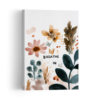 Floral Calmness Modern Peaceful Serene Nature Spring Wall Art Print