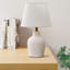 Lampe de table en céramique avec abat-jour en lin 19,4 po Birdsboro-933502410