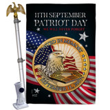 Double Sided 40'' H x 28'' W Polyester Flag Set