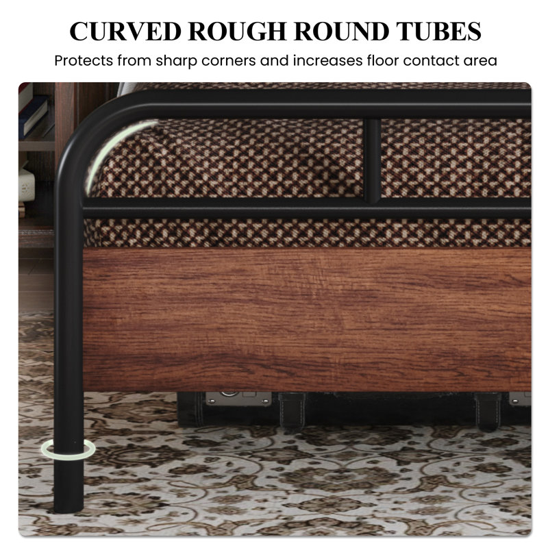 Aveana Platform Bed, Walnut, King
