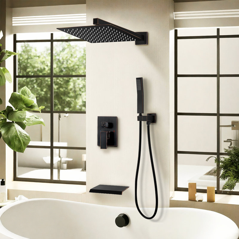 with Rough in-Valve, Oil Rubbed Bronze