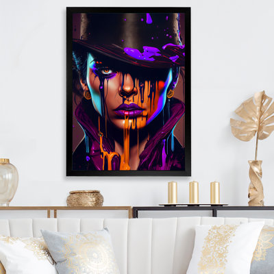 «Femelle Criminel Mastermind III», impression sur toile