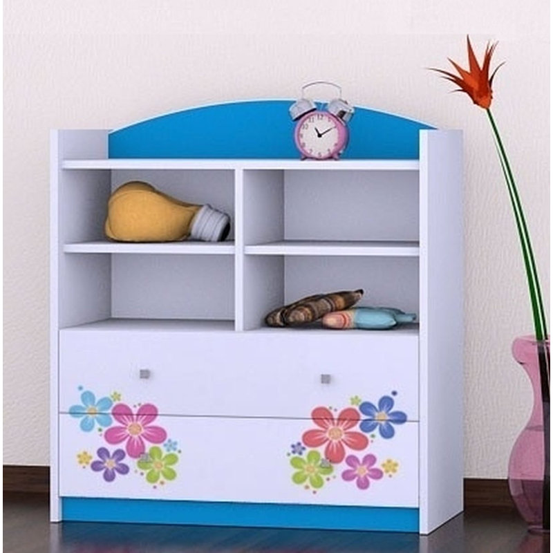 Serena 96cm H X 86cm W Kids Cube, Blue