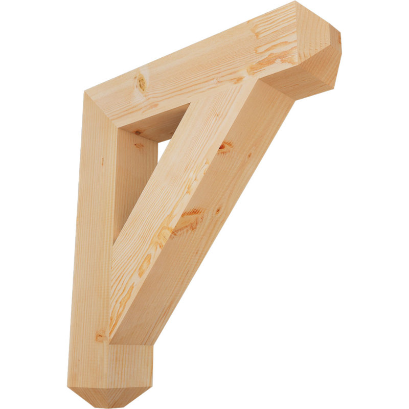 Support lisse artisanal, sapin Douglas, l 5 1/2 po x P 30 po x H 34 po, H 34 po x l 5,5 po x P 30 po, Douglas (lisse)