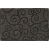 Pernille Wool Floral Area Rug in Brown