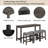 4-Piece Dining Table Set