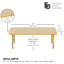 Table rectangulaire 60 "x 24"-124232035-124232040