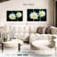 Harnek Lotuses sur fond noir-108077018