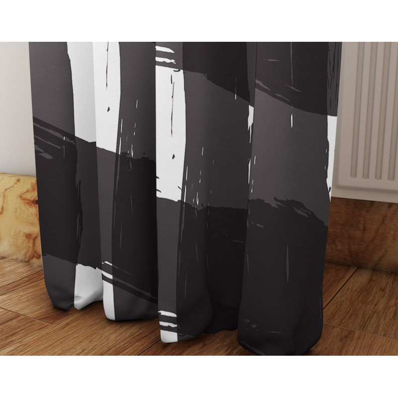 Rideaux semi-transparents à rayures Buffalo, l 40 po x L 52 po