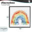 Giclée encadrée de nuages arc-en-ciel colorés, design par Creative Studio-907862855-907862856