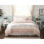 Édredon Dawn Blush King - coton 9 pièces avec bordure en dentelle pour chambre chic-130428473-130428477