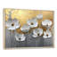 Fleurs blanches et dorées, forme pure de marbre V - art mural coquelicot-1343109812-1343109809-1343109807