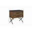 Table de chevet 2 tiroirs - Amande