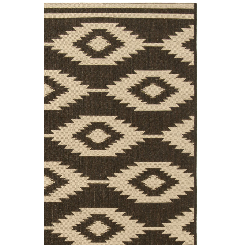 Lollar Southwestern Indoor/Outdoor Area Rug, Rectangle 5'3" x 7'6"