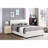Elegant Transitional White Bed