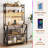 5-Tier Kitchen Baker’s Rack with Colourful Light Strip-1468918573