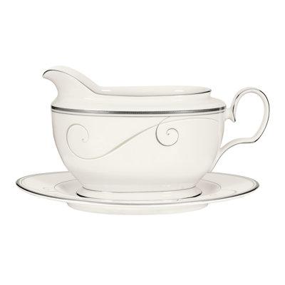 Noritake Platinum Wave Gravy Boat