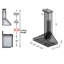 30" 400 CFM Ducted Wall Mount Range Hood-920327041-847311854